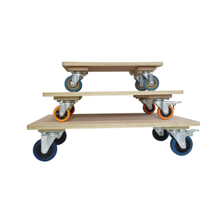 托士达木板车乌龟车平板小推车四轮拉货车搬运拖车家用轻音万向轮