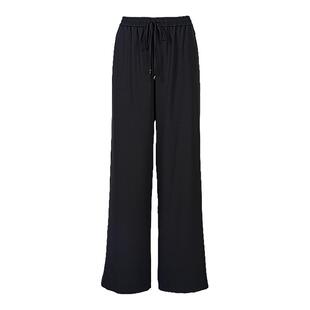 Migaino曼娅奴女装早秋款经典简约高腰直筒休闲裤MO32BC018