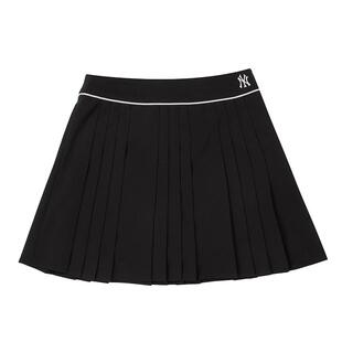 【自营】MLB女款学院风时尚休闲百褶裙新款黑色运动短裙3FSKV0253