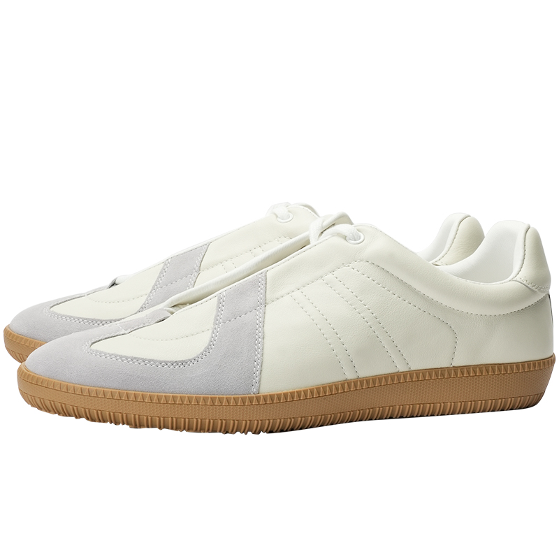 【外内全真皮】维履真皮反绒皮德训鞋男2025新款运动小白鞋夏透气