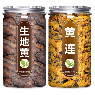 生地和黄连中药材组合茶包正品黄莲生地黄泡茶泡水喝的功效与作用