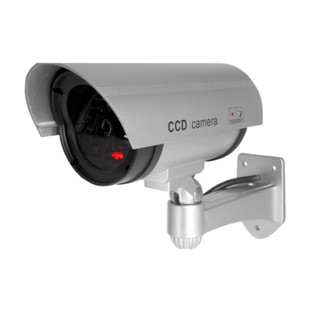 仿真假摄像头仿真监控器摄像头模型防盗摄像探头带灯枪式室外防雨