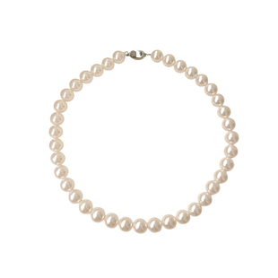 施家珍珠项链2025新款爆款纯银轻奢小众颈链正品女款手工百搭首饰