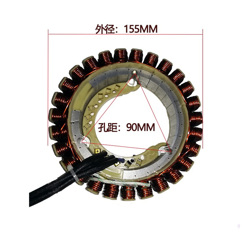 推荐新品新品GY6增f程器汽油发电机27极C5千瓦6千瓦转子线圈60/72