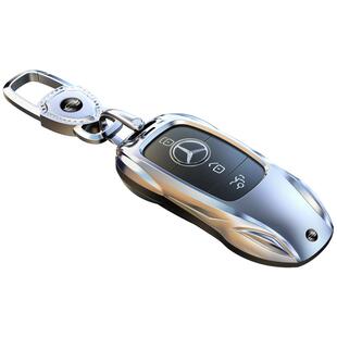 奔驰钥匙套E300L车C260L扣GLC壳A200L包C200男GLS女GLB适用GLE350