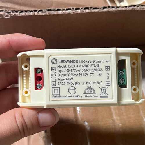 LEDVANCE朗德万斯LED灯镇流器6W 电子变压器 ，数