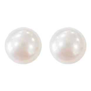 S925银针养耳洞韩代fever同款复古珍珠耳环韩国ins网红气质耳钉女