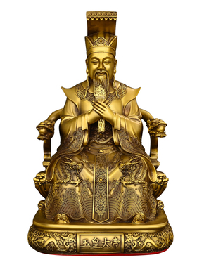 铜玉帝王母神像天尊玉皇王母娘娘