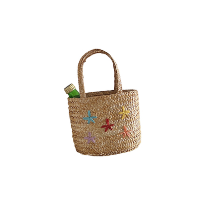 小清新草编包手提小包包编织迷你