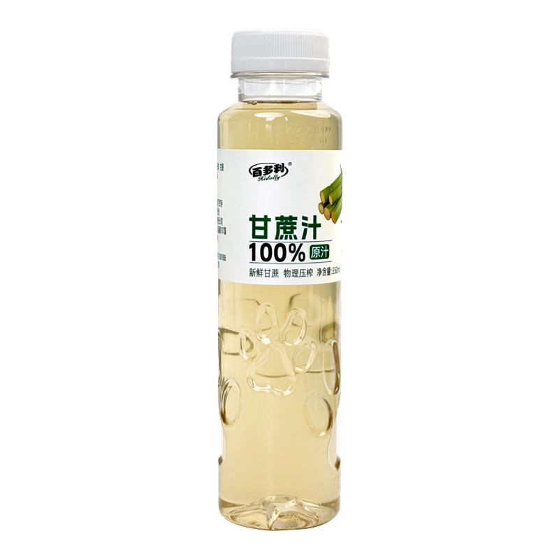 百多利鲜榨甘蔗汁350ml*6瓶物理压榨甘蔗汁新鲜纯甘蔗汁零添c