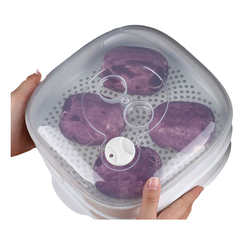 日本微波炉专用蒸笼家用热馒头神器双层蒸盒加热容器多功能器蒸盘