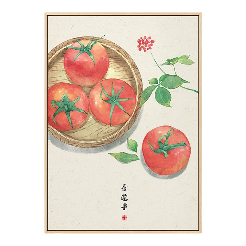 水果蔬菜diy数字油画手工