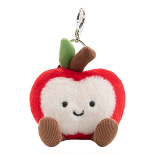 PANG GOM开心苹果毛绒挂件治愈可爱玩偶钥匙扣包包挂饰生日礼物
