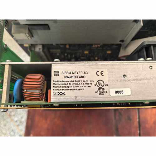 【议价-可维修】控制器 0369810DF4100 SIEB&MEYER 控制器/二手均