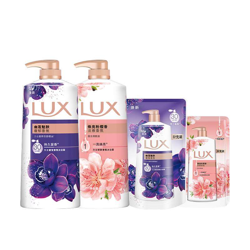 【下拉享补贴】LUX/力士幽莲樱花沐浴露沐浴乳家庭装