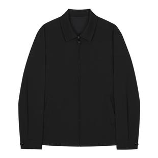 劲霸男装男士外套春秋爸爸装拒水商务职场工装老干部风行政夹克