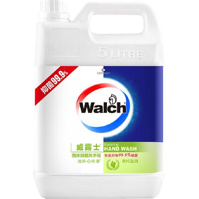 威露士泡沫抑菌洗手液青柠盈润5L