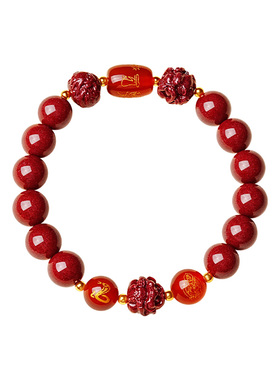 宫里上新三合六合朱砂手串