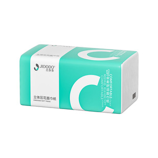 吉多多抽纸52抽5层大包面巾纸30包整箱纸巾家用实惠装餐巾纸批发