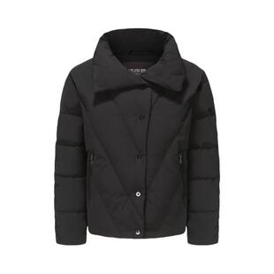 波司登女装短款鹅绒商务翻领设计纯色百搭羽绒服保暖外套