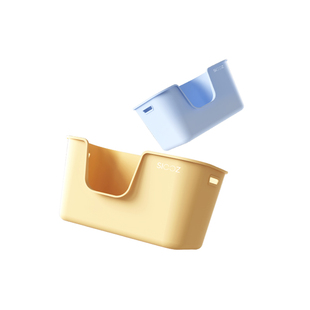 [爆款新品]思可仕大号猫砂盆猫厕所防外溅开放式沙盆布偶缅因铲子