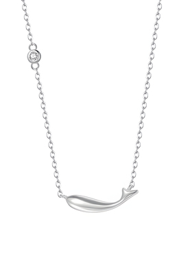 海丽珞思S999银小锦鲤锁骨链