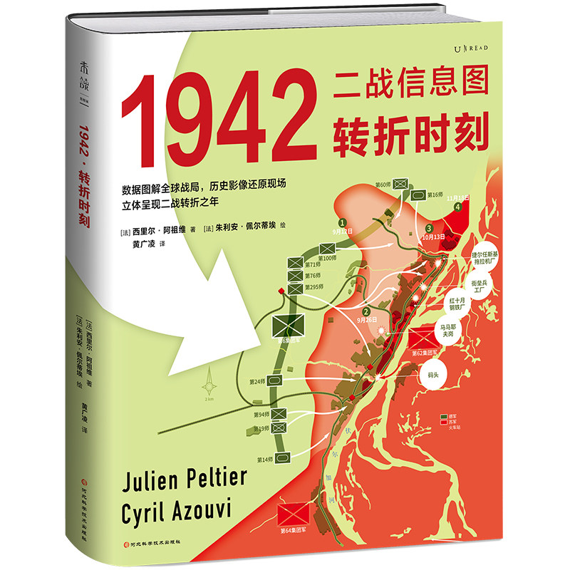 【UNbox书店】二战信息图三部曲 1942转折时刻 二战信息图(升级版)诺曼底登陆 军事迷历史爱好者不容错过的二战知识图解 未读
