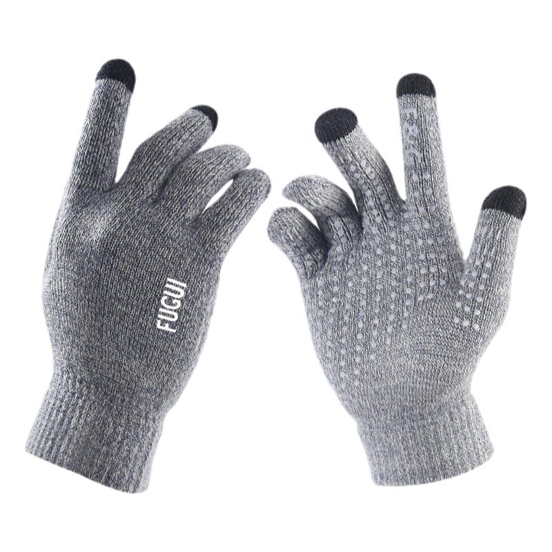 男女士韩版抓绒保暖骑车防风手套