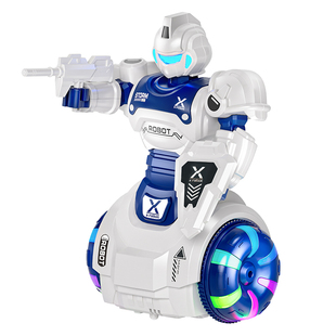 儿童灯笼机器人手提花灯男孩子新年元宵节礼物电动会发光唱歌玩具