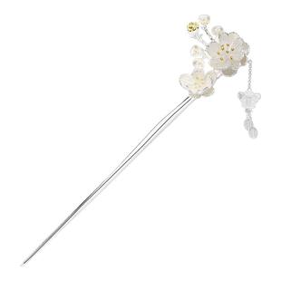 古风傲雪寒梅铜发簪女梅花簪子蝴蝶步摇汉服头饰女朋友送礼高级感