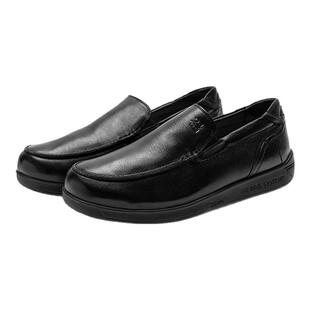 24Hrs西班牙24小时进口男士小牛皮休闲鞋 透气缓震乐福鞋 11735