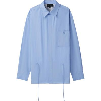 3.1 Phillip Lim 夏季男士大廓型抽绳府绸衬衫上衣