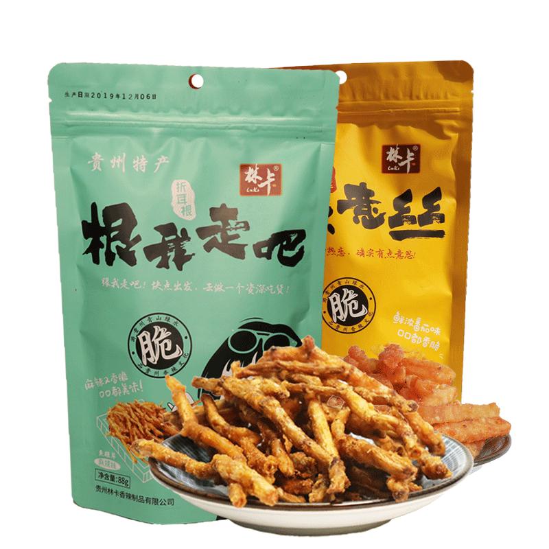贵州特产林卡薯条油炸折耳根办公室休闲零食小吃膨化买5送一