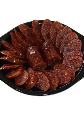麻辣香肠农家土猪肉自制烟熏腊肠