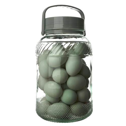 喜碧腌制咸鸭蛋密封罐食品级家用缸泡菜坛子泡酒瓶手提桶玻璃容器