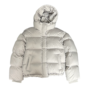 抗冻大雪宝~暖，暖，巨暖！樱桃古鸭90白鸭绒连帽加厚宽松羽绒服