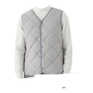 羽绒棉马甲男冬季新款加绒加厚羊羔绒棉坎肩保暖内胆背心男士马夹