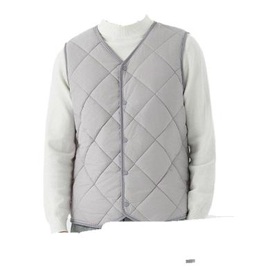 男士加绒加厚羊羔绒羽绒棉马甲冬