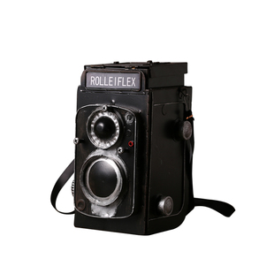 复古老式照相机模型拍照摄影道具怀旧工艺品橱窗陈列装饰品摆件