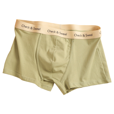 内裤男纯棉四角裤潮流个性宽松透气青少年男式秋冬男生平角短裤头