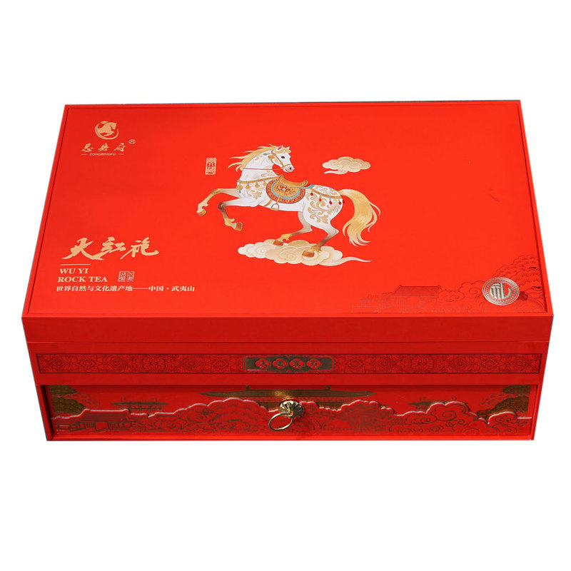 武夷岩茶大红袍520g红色双层礼盒