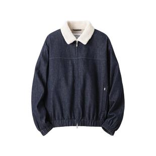 帅气升级！全棉牛仔不易落色 牦牛绒/颗粒绒内里宽舒温暖男外套冬