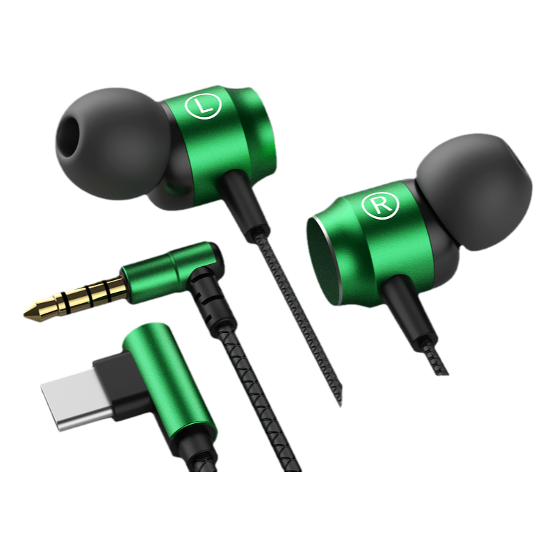 原装正品耳机有线入耳式typec接口降噪圆孔高音质游戏手机耳塞