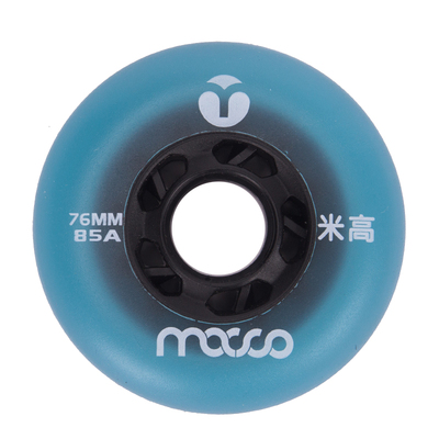 米高轮滑鞋高弹耐磨平花轮刹车轮