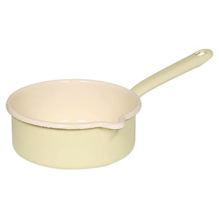 奥地利制Riess手工搪瓷清新带手柄鸟嘴奶锅汤面煮蛋锅酱汁辅食锅