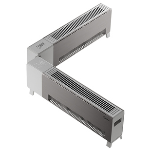 美的踢脚线取暖器家用暖风机石墨烯大面积电暖器节能烤火炉电暖气