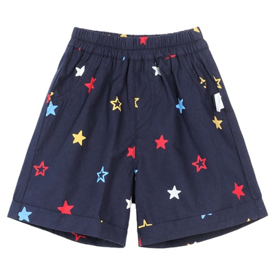 小O爸男婴童 宝宝短裤夏季纯棉2026新款婴儿薄款a类星星裤子