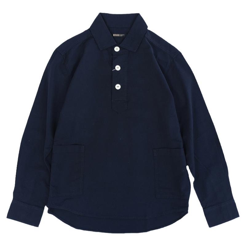 青年日系复古长袖衬衫polo