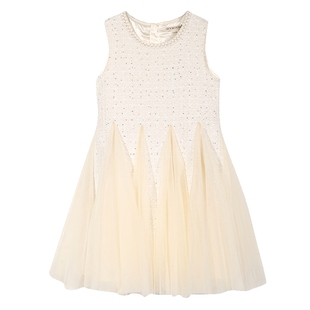 IVY HOUSE常春藤儿童装女童连衣裙秋季款 小香风仙女裙外套亲子装