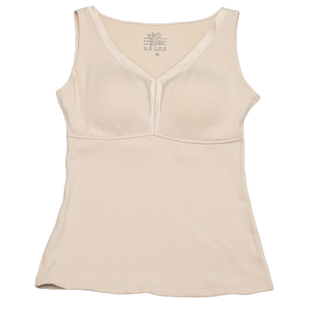 香月明美保暖背心女秋冬不加绒免穿文胸带胸垫修身打底内衣65820